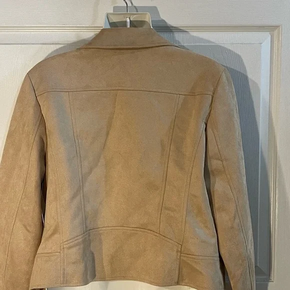 BB Dakota Light Brown Leather Jacket - Picture 4 of 12